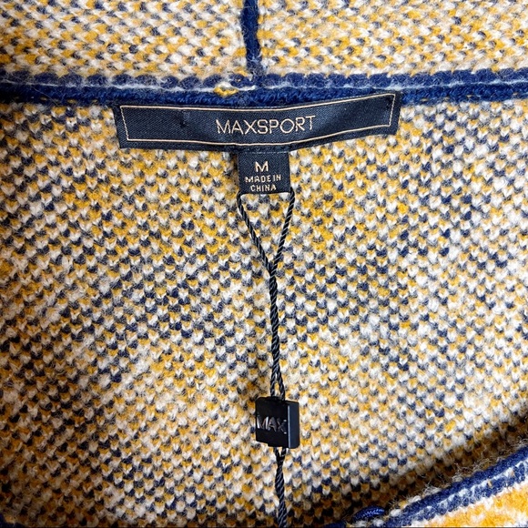 NWT MAX Sport BCBG MAXAZRIA floral folk cardigan coat jacket Size M $368 - Picture 4 of 7